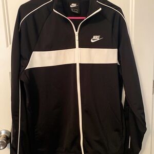 Nike Black and White Track Jacket
